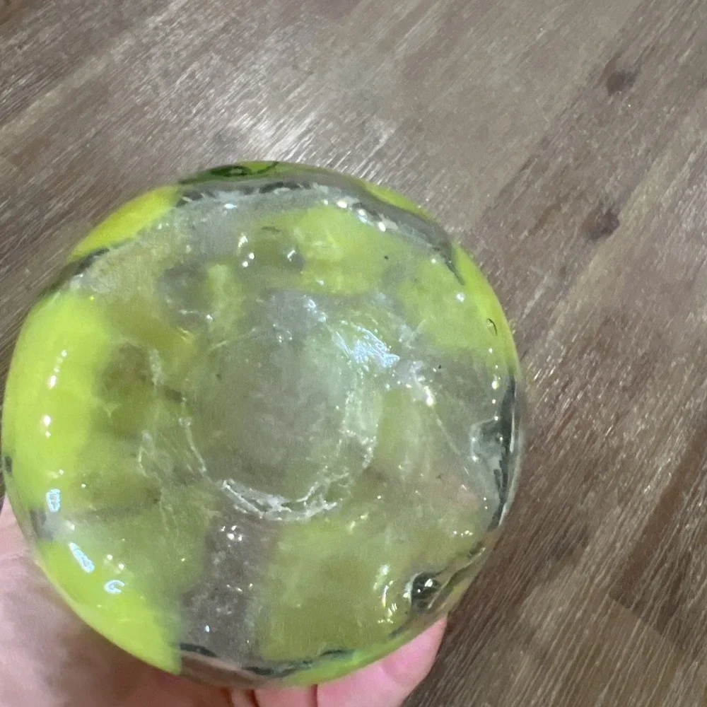 Vintage MCM Original Hand Blown Glass Vase 6.5in Decor Antique Housewares